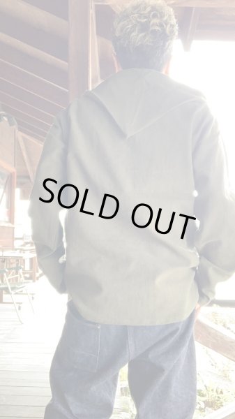 画像7: C-WARKS シーワークスAlaia Linen メキシカンパーカー(オリーブ) (7)