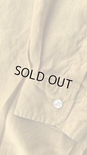 画像6: FINE CREEK  C- WORKS  Brooklyn Linen (Band collar shirt  )Yellowイエロー (6)