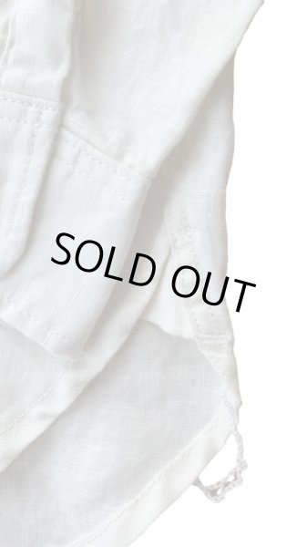 画像7: FINE CREEK  C- WORKS  Brooklyn Linen (Band collar shirt  ) WHITEホワイト (7)