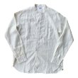 画像1: FINE CREEK  C- WORKS  Brooklyn Linen (Band collar shirt  ) WHITEホワイト (1)