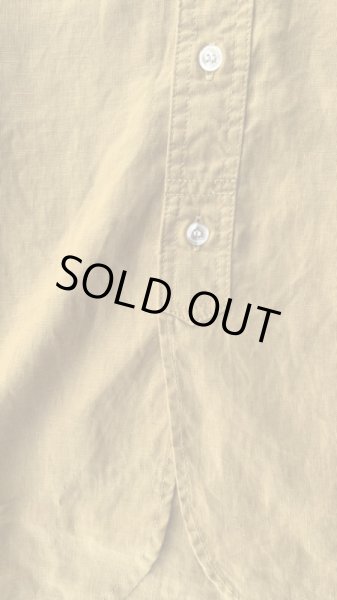 画像4: FINE CREEK  C- WORKS  Brooklyn Linen (Band collar shirt  )Yellowイエロー (4)