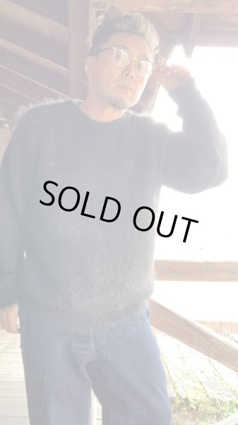 画像6: FINE CREEK  C- WORKS Right  ライト　モヘアニット　　ブラック (6)