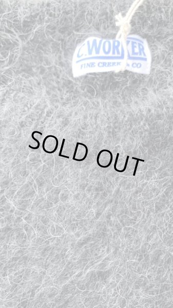 画像3: FINE CREEK  C- WORKS Right  ライト　モヘアニット　　ブラック (3)