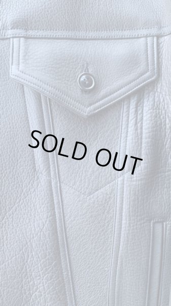 画像8: FINE CREEK  C-WORKS　Ban Field Deerバンフィールド鹿革　　BLACK (8)