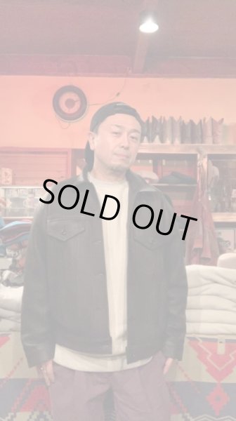 画像13: FINE CREEK  C-WORKS　Ban Field Deerバンフィールド鹿革　　BLACK (13)