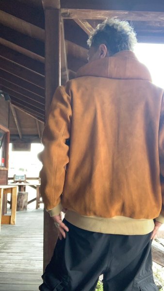 画像16: FINE CREEK  C-WORKS Crispyクリスピー鹿革スエード  Camel (16)