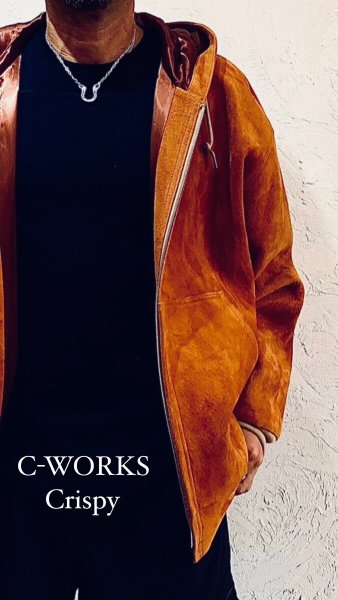 画像12: FINE CREEK  C-WORKS Crispyクリスピー鹿革スエード  Camel (12)
