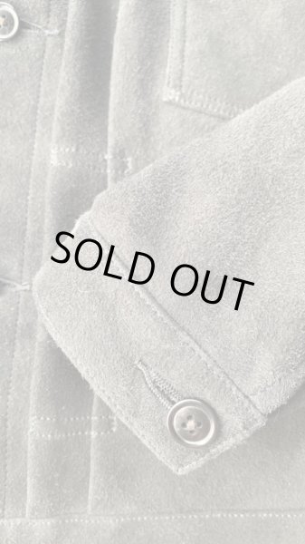 画像9: FINE CREEK  C-WORKS　Kernel カーネル　鹿革スエード　　BLACK (9)