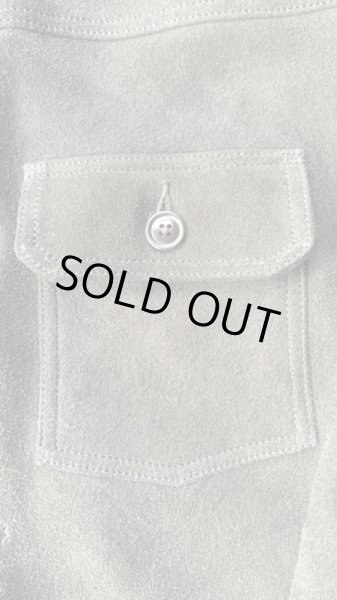 画像4: FINE CREEK  C-WORKS　Kernel カーネル　鹿革スエード　　BLACK (4)