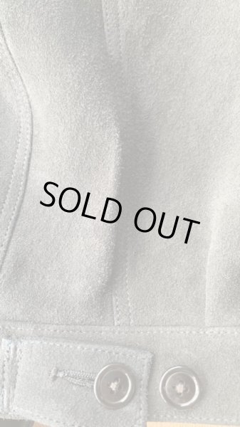 画像6: FINE CREEK  C-WORKS　Kernel カーネル　鹿革スエード　　BLACK (6)