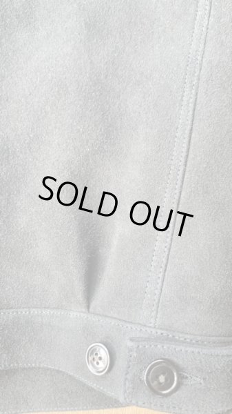 画像8: FINE CREEK  C-WORKS　Kernel カーネル　鹿革スエード　　BLACK (8)