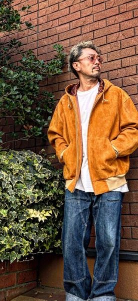 画像19: FINE CREEK  C-WORKS Crispyクリスピー鹿革スエード  Camel (19)