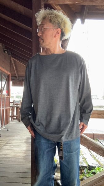 画像14: C-WORKSシーワークス  Anglet   メリノウールバスクシャツ (14)