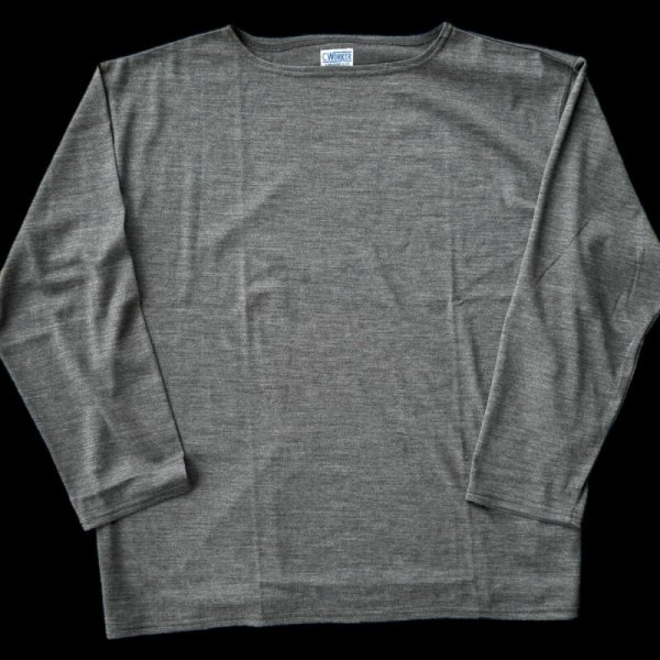 画像2: C-WORKSシーワークス  Anglet   メリノウールバスクシャツ (2)