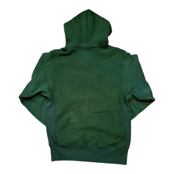 画像3: FINE CREEK  C- WORKS  Cess セス  ヴィンテージ加工フードスウェット GREEN BLUE RED (3)