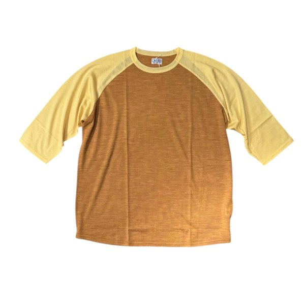 画像2: C-WORKSシーワークス  Anaheim   メリノウールベースボールTEE (2)