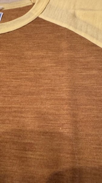 画像3: C-WORKSシーワークス  Anaheim   メリノウールベースボールTEE (3)
