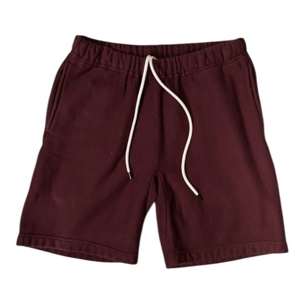 画像12: FINE CREEK  C- WORKS  Cat  ヴィンテージ加工スウェットショーツ BLACK  PURPLE  MAROON (12)