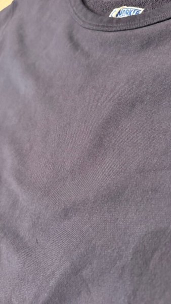 画像7: FINE CREEK  C- WORKS  Getter  ヴィンテージ加工S/Sスウェット BLACK  PURPLE  MAROON (7)