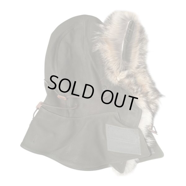 画像4: FINE CREEK  C-WORKS　Lur  Deer ルル　鹿革　OLIVE　　フード (4)