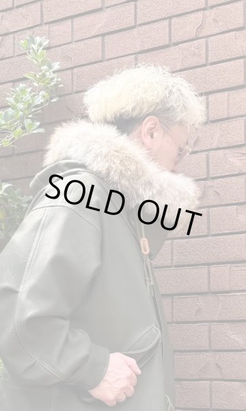 画像11: FINE CREEK  C-WORKS　Lur  Deer ルル　鹿革　OLIVE　　フード (11)