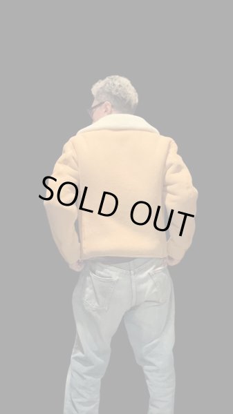 画像11: FINE CREEK  C-WORKS　Dout ダウト　Mouton riders Jacket　　IVORY (11)