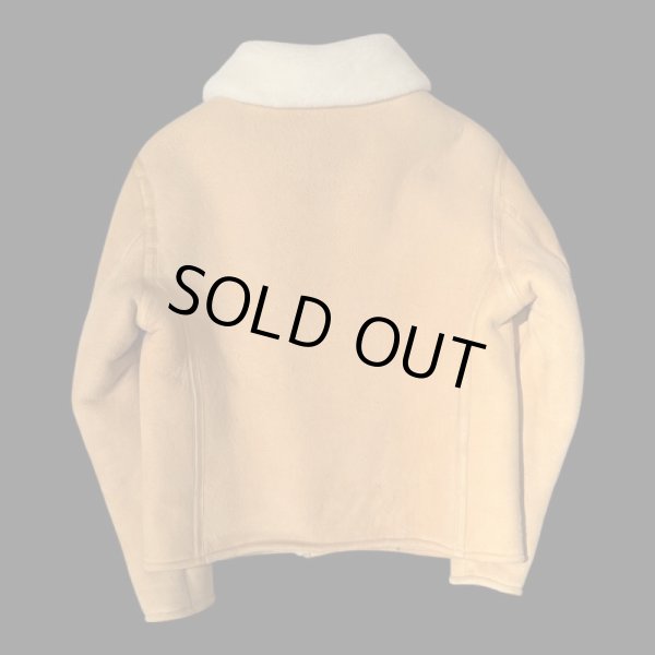 画像3: FINE CREEK  C-WORKS　Dout ダウト　Mouton riders Jacket　　IVORY (3)