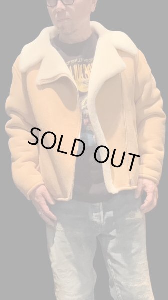 画像9: FINE CREEK  C-WORKS　Dout ダウト　Mouton riders Jacket　　IVORY (9)