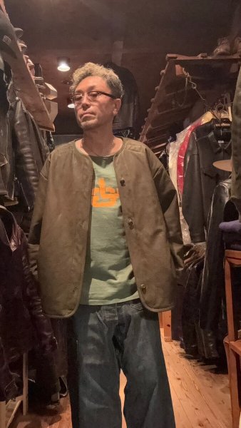 画像12: FINE CREEK  C-WORKS　Lin   Deer 　鹿革　OLIVE (12)