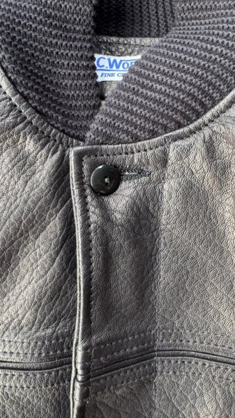 画像4: FINE CREEK  C-WORKS PalmDeer　パーム鹿革　BLACK (4)