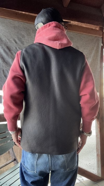 画像2: FINE CREEK  C-WORKS Cedar Deer　　鹿革　　BLACK