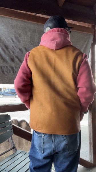 画像8: FINE CREEK  C-WORKS Cedar Deer　　鹿革　　CAMEL (8)