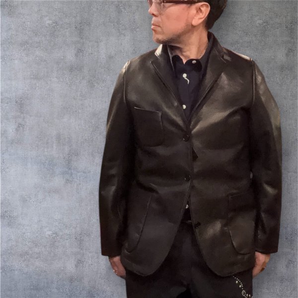 画像16: FINE CREEK  MOSSIR  ＰＡＲＥＮＴ　パーレント　ウォッシャブルレザー　　BLACK (16)