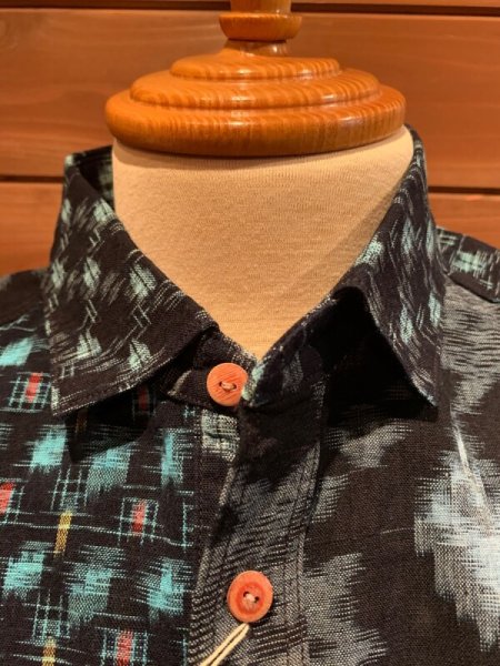 画像4: STUDO D' ARTISAN KIMONO ステュディオダルチザン 着物シャツ L (4)