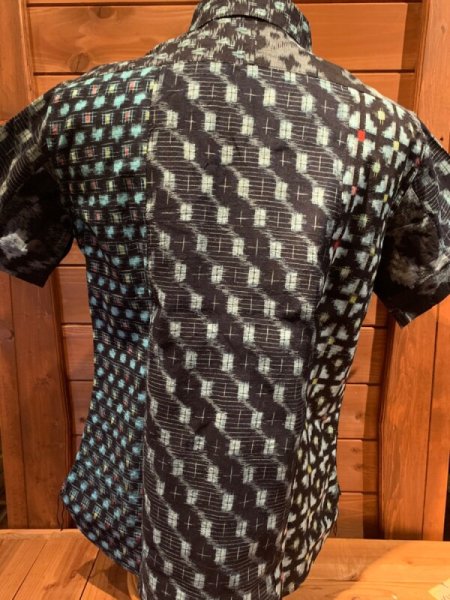 画像2: STUDO D' ARTISAN KIMONO ステュディオダルチザン 着物シャツ L (2)