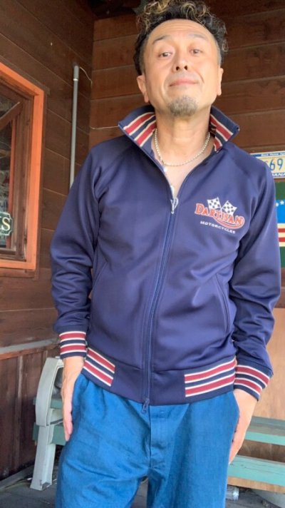 画像2: STUDO D' ARTISAN　TRACK JACKET  ステュディオ.ダ.ルチザン　トラックジャケット　 NAVY