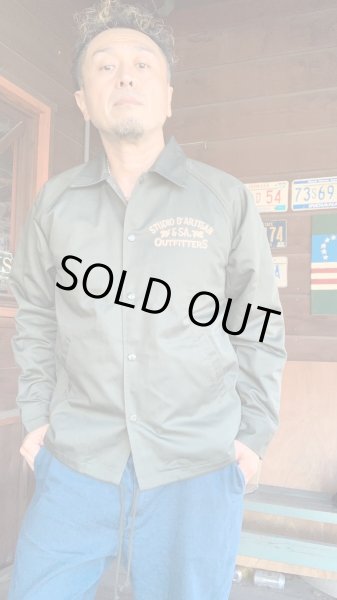 画像10: STUDO D' ARTISAN EMBROIDERY COACH JACKET ステュディオ.ダ.ルチザン ボアコーチジャケット ARMY GREEN (10)