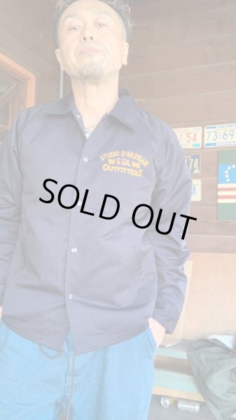 画像9: STUDO D' ARTISAN EMBROIDERY COACH JACKET ステュディオ.ダ.ルチザン ボアコーチジャケット NAVY (9)