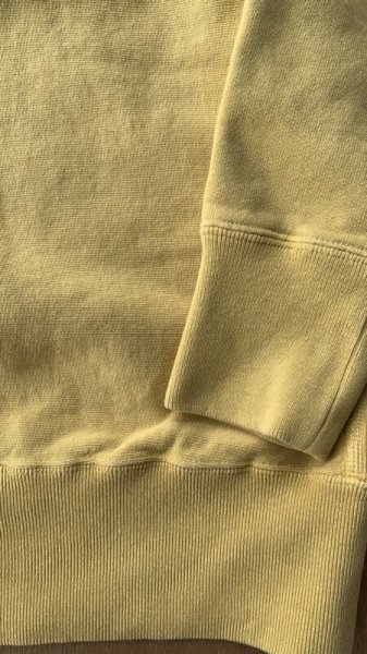 画像4: STUDO D' ARTISAN  ステュディオ.ダ.ルチザン リバーススウェット  YE (4)