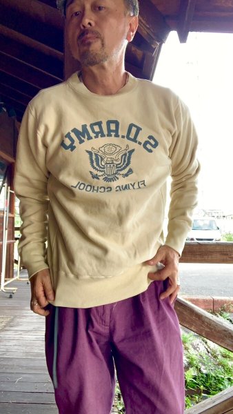 画像8: STUDO D' ARTISAN  ステュディオ.ダ.ルチザン リバーススウェット  IVR (8)
