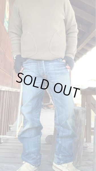 画像20: STUDO D' ARTISAN TRACK JACKET  ステュディオ.ダ.ルチザン SALESMAN JEANS セールスマンジーンズ USED加工 (20)