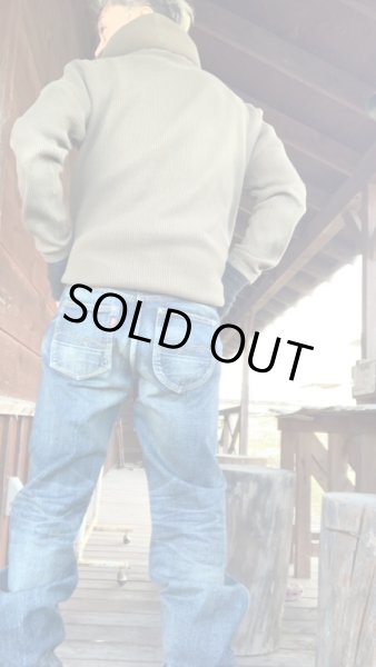 画像21: STUDO D' ARTISAN TRACK JACKET  ステュディオ.ダ.ルチザン SALESMAN JEANS セールスマンジーンズ USED加工 (21)