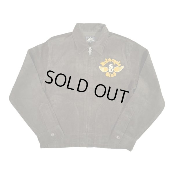 画像2: STUDO D' ARTISAN　 ステュディオ.ダ.ルチザン　コーデュロイモーターサイクル刺繍ジャケット　AG (2)