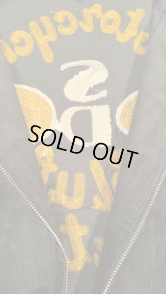 画像6: STUDO D' ARTISAN　 ステュディオ.ダ.ルチザン　コーデュロイモーターサイクル刺繍ジャケット　AG (6)