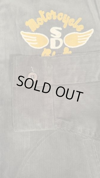 画像8: STUDO D' ARTISAN　 ステュディオ.ダ.ルチザン　コーデュロイモーターサイクル刺繍ジャケット　AG (8)