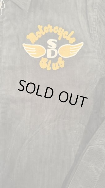 画像7: STUDO D' ARTISAN　 ステュディオ.ダ.ルチザン　コーデュロイモーターサイクル刺繍ジャケット　AG (7)