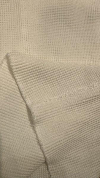 画像5: STUDO D' ARTISAN  ステュディオ.ダ.ルチザン HEAVY THERMAL CREW  L/S T-SHIRT  WHITE (5)