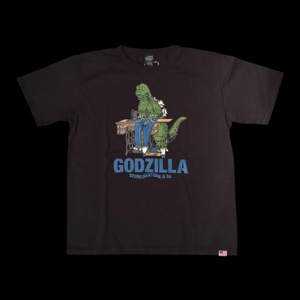 画像3: STUDO D' ARTISAN  ステュディオ.ダ.ルチザン GODZILLA  ゴジラコラボプリントTEE (3)
