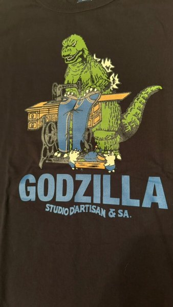 画像7: STUDO D' ARTISAN  ステュディオ.ダ.ルチザン GODZILLA  ゴジラコラボプリントTEE (7)
