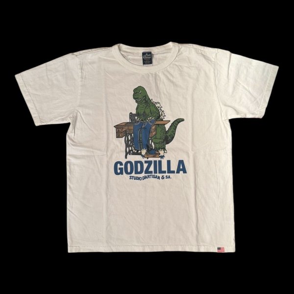 画像2: STUDO D' ARTISAN  ステュディオ.ダ.ルチザン GODZILLA  ゴジラコラボプリントTEE (2)